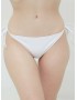 Calvin Klein String Side Tie Cheeky Bikini KW0KW01858-YCD,  Γυναικείο Κυλοτάκι Μαγιό Δετό, ΑΣΠΡΟ